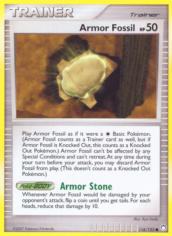 Armor Fossil (116/123) [Diamond & Pearl: Mysterious Treasures] | Tables and Towers