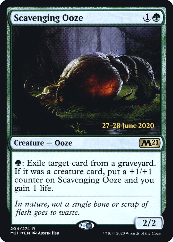 Scavenging Ooze [Core Set 2021 Prerelease Promos] | Tables and Towers