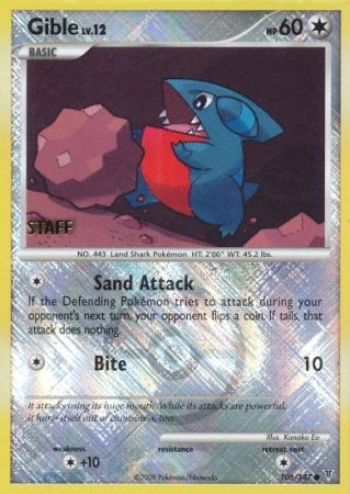 Gible (106/147) (Championship Promo Staff) [Platinum: Supreme Victors] | Tables and Towers