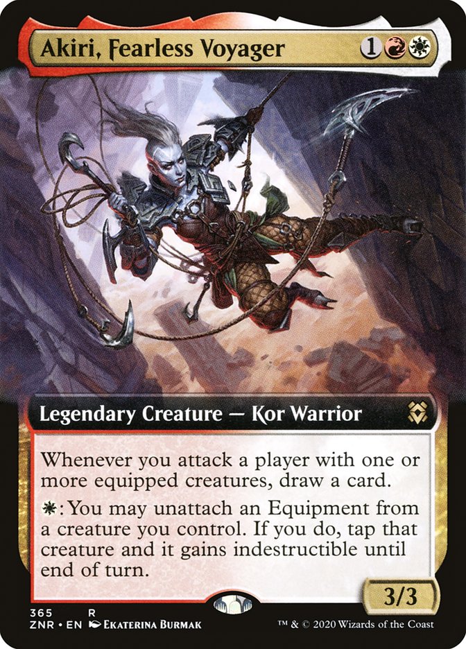 Akiri, Fearless Voyager (Extended Art) [Zendikar Rising] | Tables and Towers