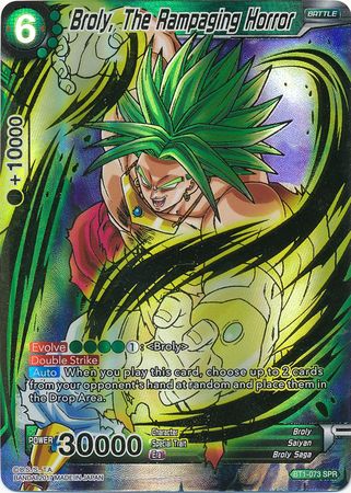 Broly, The Rampaging Horror (SPR) (BT1-073) [Galactic Battle] | Tables and Towers