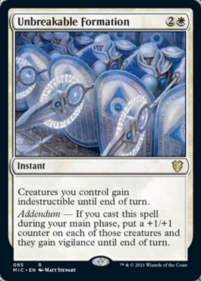 Unbreakable Formation [Innistrad: Midnight Hunt Commander] | Tables and Towers