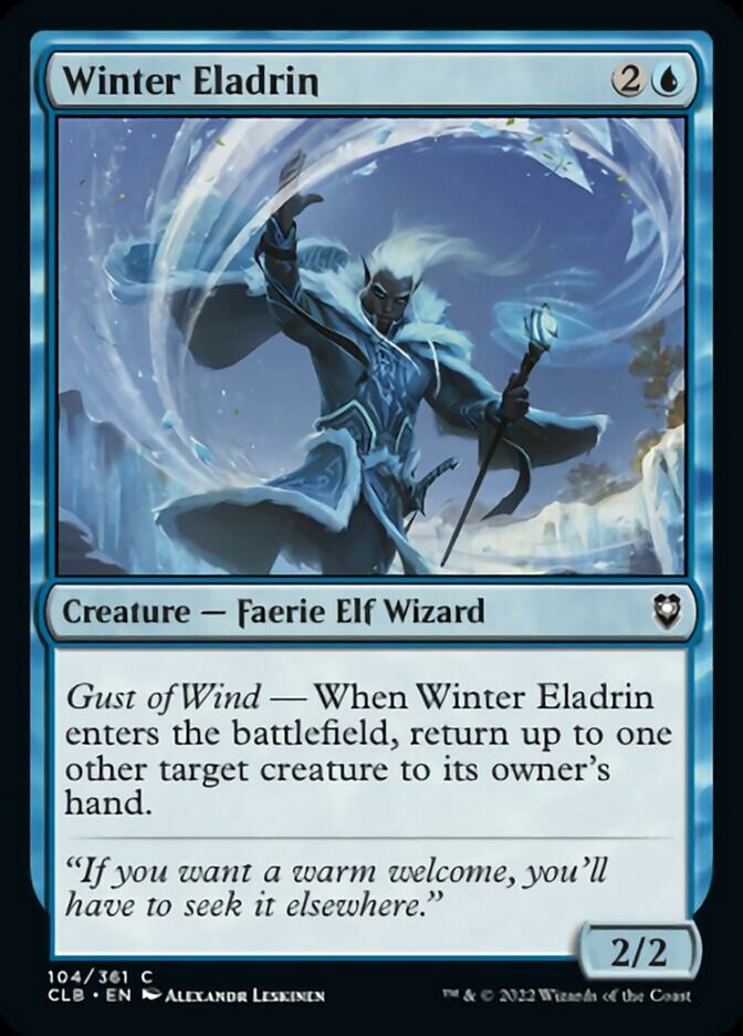 Winter Eladrin [Commander Legends: Battle for Baldur's Gate] | Tables and Towers