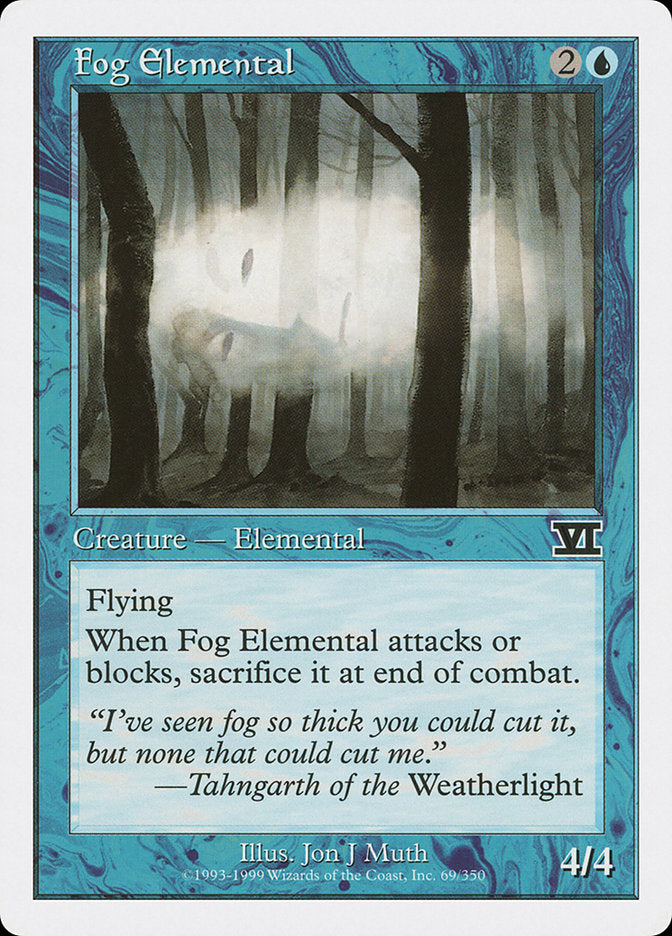 Fog Elemental [Classic Sixth Edition] | Tables and Towers