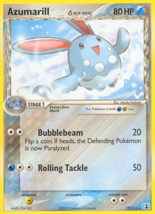 Azumarill (19/113) (Delta Species) [EX: Delta Species] | Tables and Towers