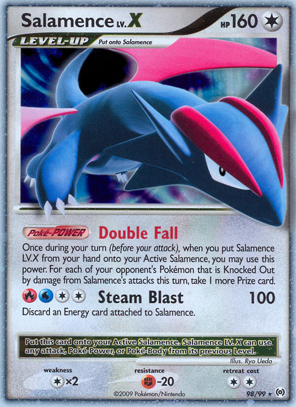 Salamence LV.X (98/99) [Platinum: Arceus] | Tables and Towers