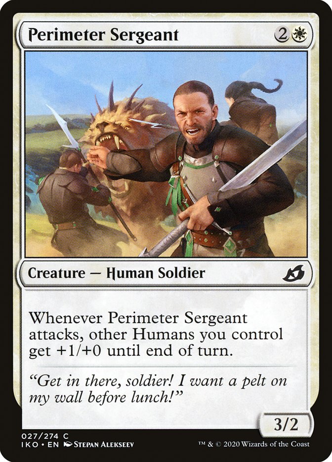 Perimeter Sergeant [Ikoria: Lair of Behemoths] | Tables and Towers