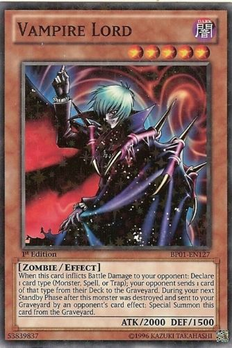 Vampire Lord [BP01-EN127] Starfoil Rare | Tables and Towers