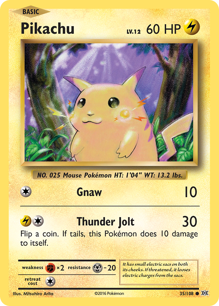 Pikachu (35/108) [XY: Evolutions] | Tables and Towers