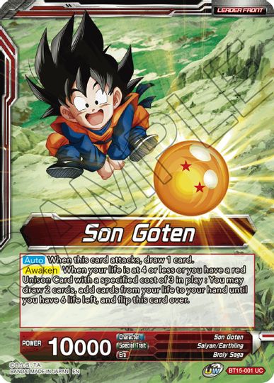 Son Goten // SS Son Goten, Kamehameha Miracle (BT15-001) [Saiyan Showdown Prerelease Promos] | Tables and Towers