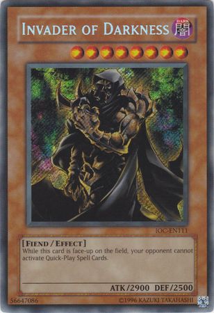 Invader of Darkness [IOC-EN111] Secret Rare | Tables and Towers