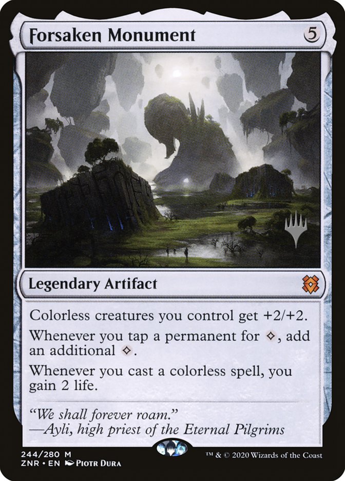 Forsaken Monument (Promo Pack) [Zendikar Rising Promos] | Tables and Towers