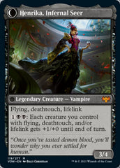 Henrika Domnathi // Henrika, Infernal Seer [Innistrad: Crimson Vow] | Tables and Towers