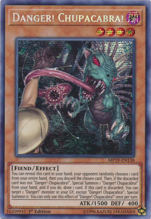 Danger! Chupacabra! [MP19-EN138] Prismatic Secret Rare | Tables and Towers