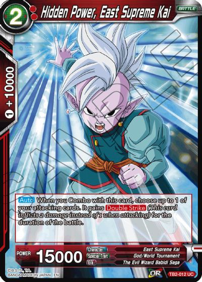 Hidden Power, East Supreme Kai (Reprint) (TB2-012) [Battle Evolution Booster] | Tables and Towers