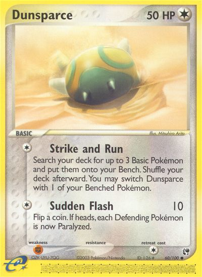 Dunsparce (60/100) [EX: Sandstorm] | Tables and Towers