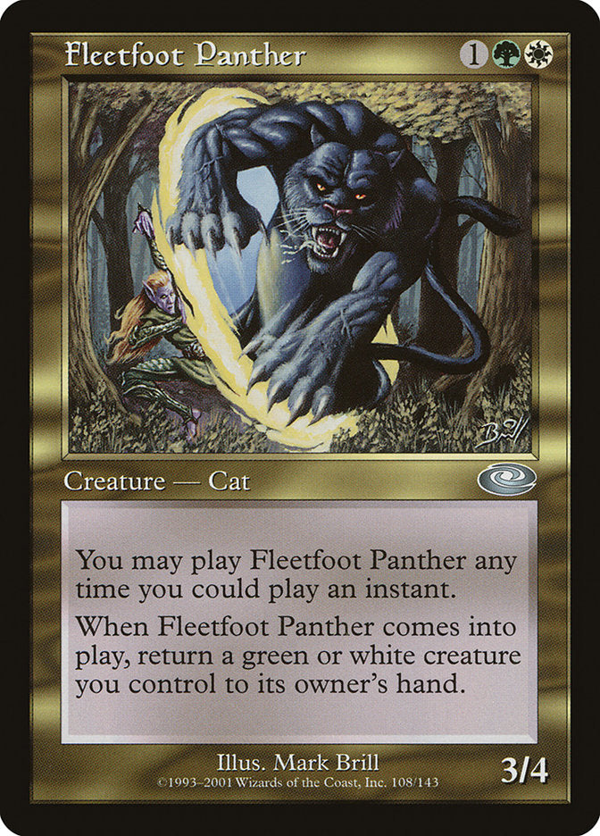 Fleetfoot Panther [Planeshift] | Tables and Towers