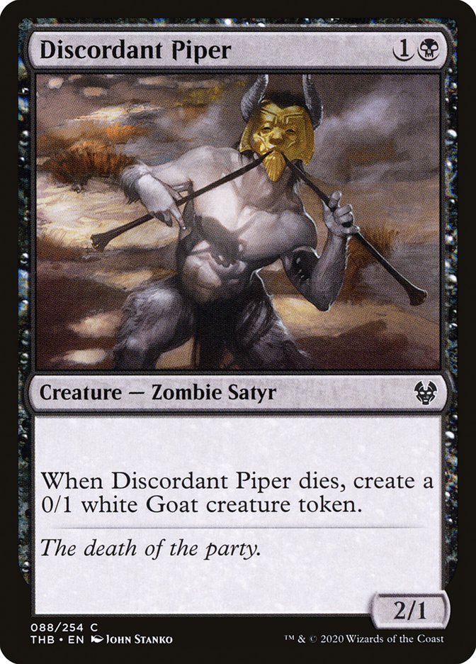 Discordant Piper [Theros Beyond Death] | Tables and Towers