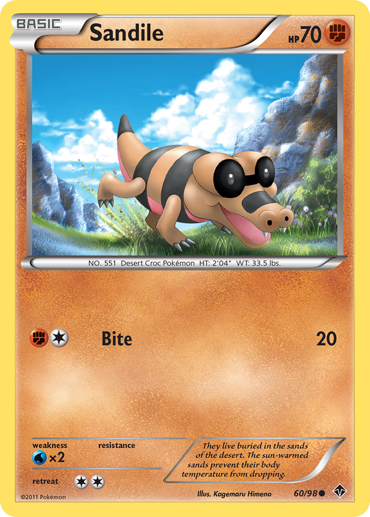 Sandile (60/98) [Black & White: Emerging Powers] | Tables and Towers