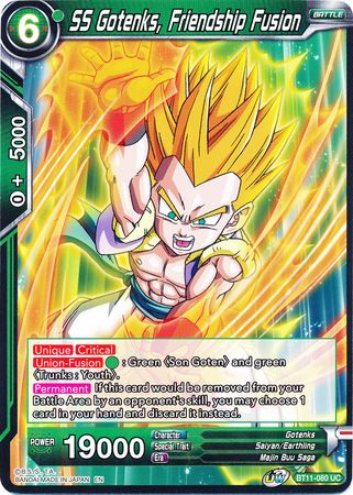 SS Gotenks, Friendship Fusion (BT11-080) [Vermilion Bloodline] | Tables and Towers