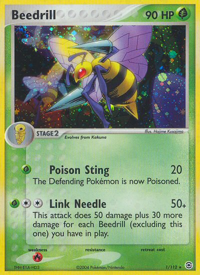 Beedrill (1/112) [EX: FireRed & LeafGreen] | Tables and Towers