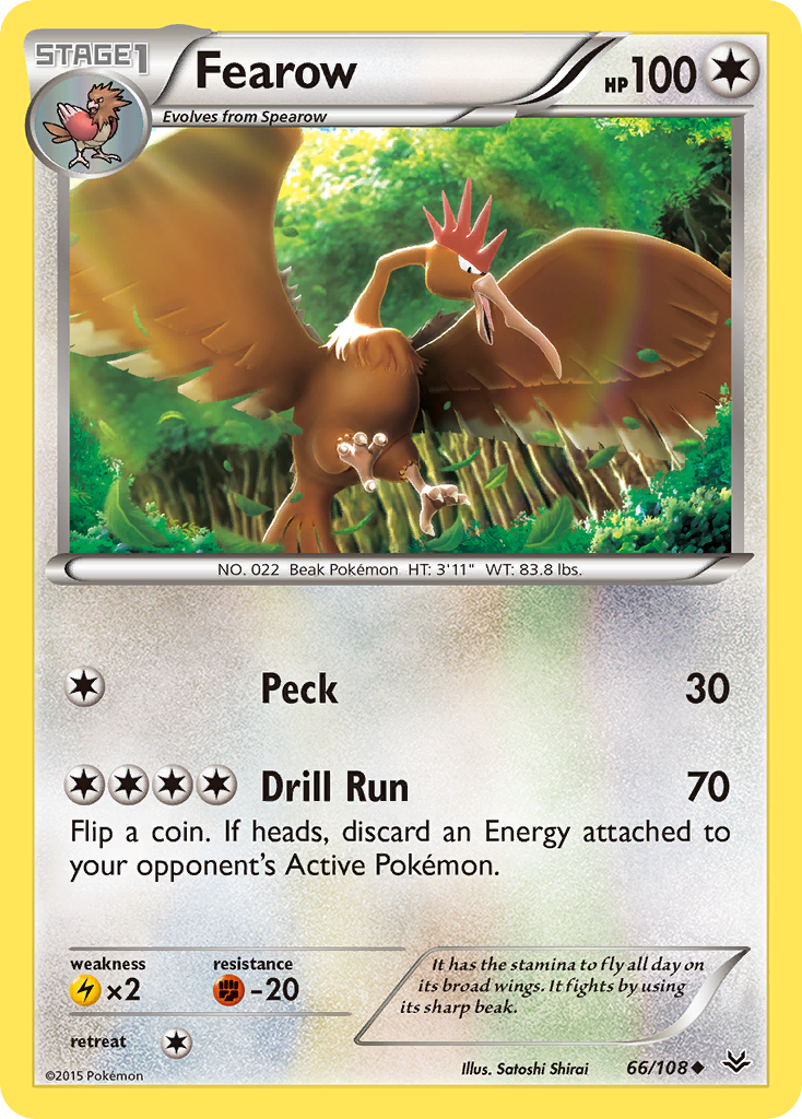 Fearow (66/108) [XY: Roaring Skies] | Tables and Towers