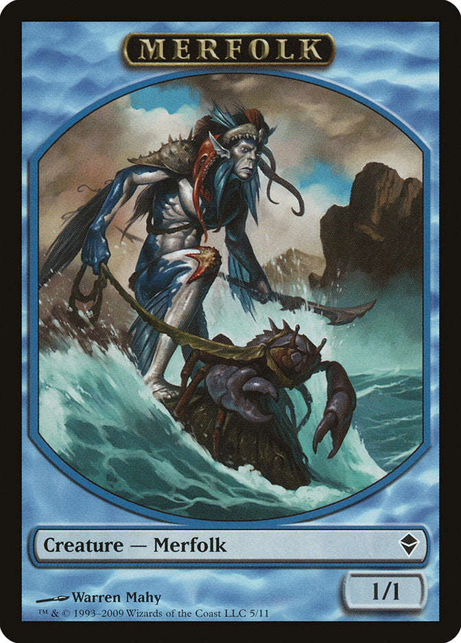 Merfolk Token [Zendikar Tokens] | Tables and Towers