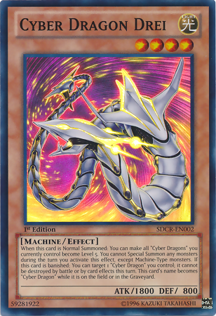 Cyber Dragon Drei [SDCR-EN002] Super Rare | Tables and Towers