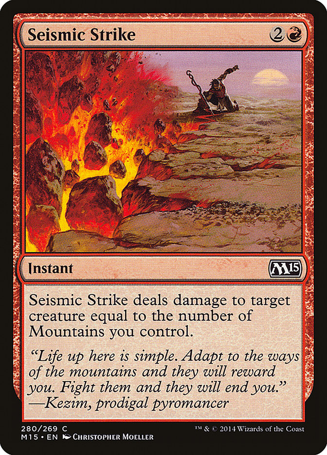 Seismic Strike [Magic 2015] | Tables and Towers