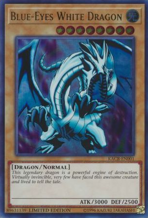 Blue-Eyes White Dragon (Oversized) [KACB-EN001] Promo | Tables and Towers