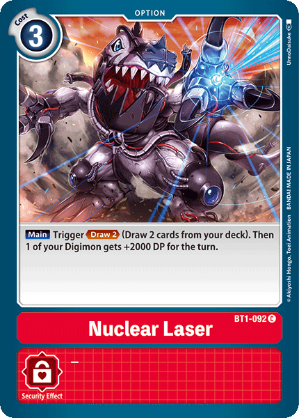 Nuclear Laser [BT1-092] [Release Special Booster Ver.1.0] | Tables and Towers