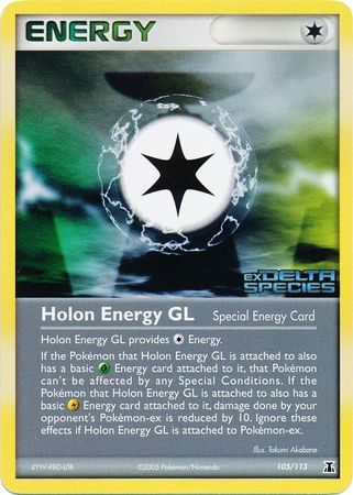 Holon Energy GL (105/113) (Stamped) [EX: Delta Species] | Tables and Towers