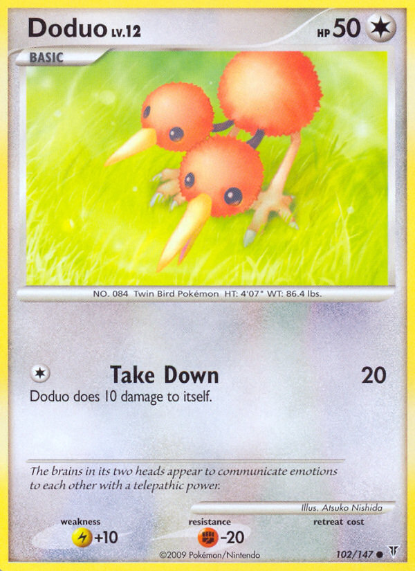 Doduo (102/147) [Platinum: Supreme Victors] | Tables and Towers