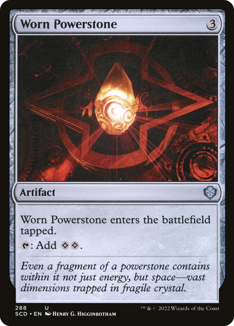 Worn Powerstone [Starter Commander Decks] | Tables and Towers