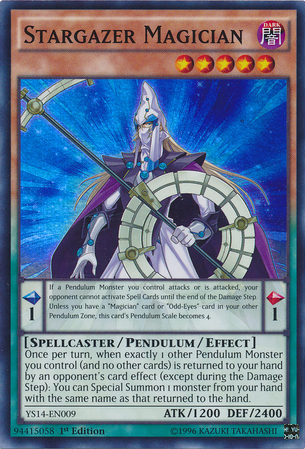 Stargazer Magician [YS14-EN009] Super Rare | Tables and Towers