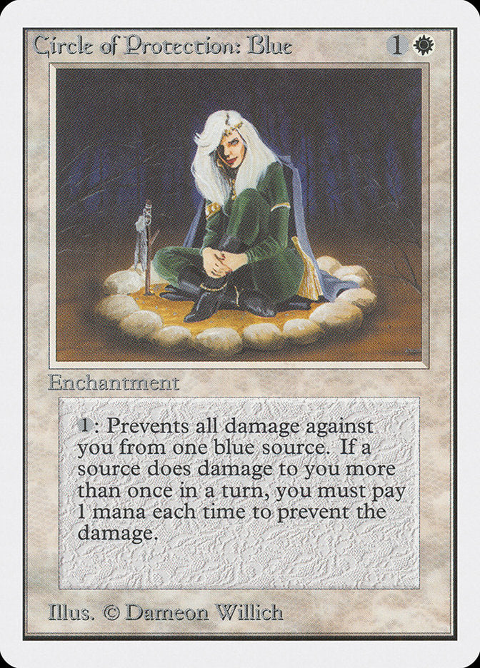 Circle of Protection: Blue [Unlimited Edition] | Tables and Towers