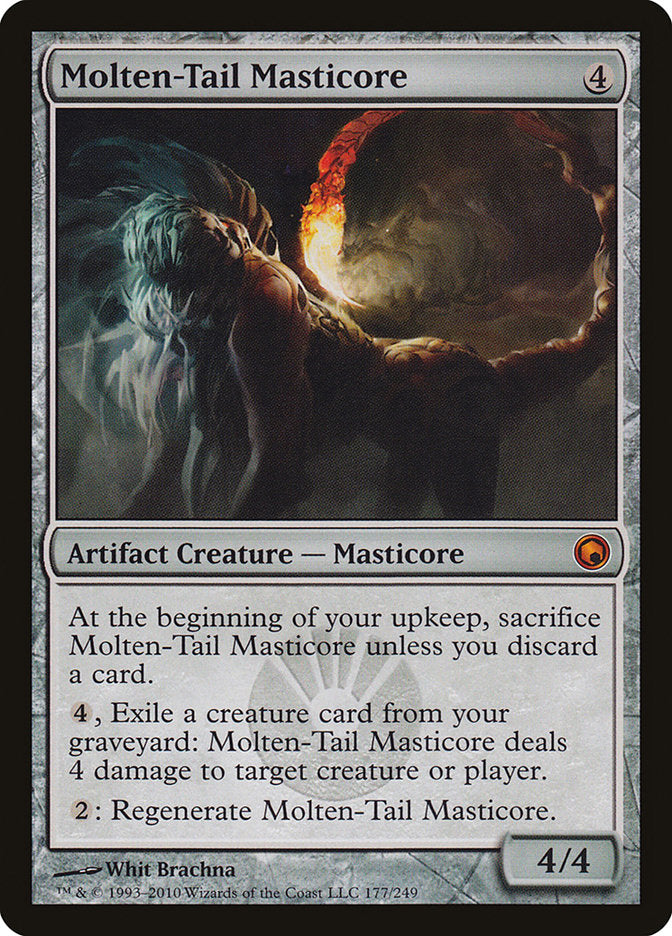 Molten-Tail Masticore [Scars of Mirrodin] | Tables and Towers