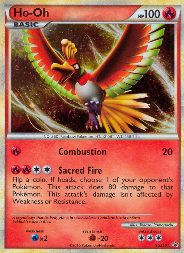 Ho-Oh (HGSS01) [HeartGold & SoulSilver: Black Star Promos] | Tables and Towers