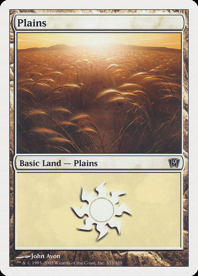 Plains (333) [Ninth Edition] | Tables and Towers