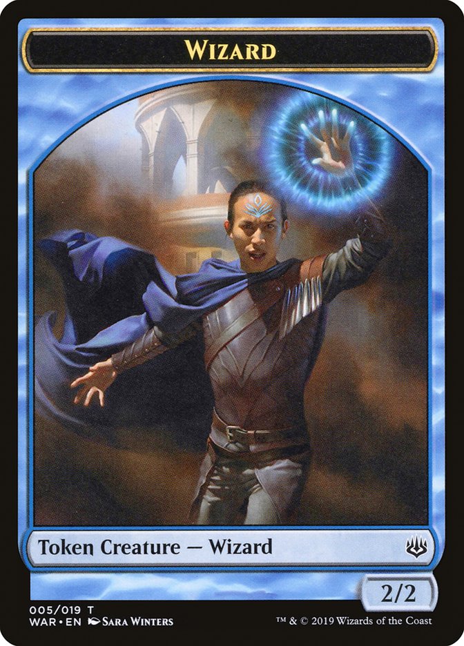 Wizard Token [War of the Spark Tokens] | Tables and Towers