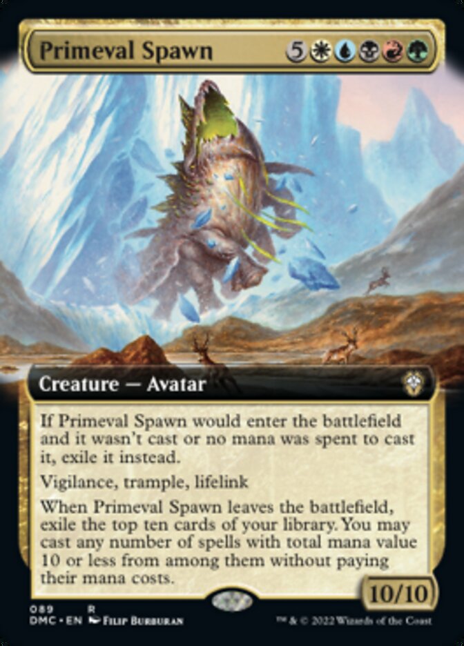 Primeval Spawn (Extended Art) [Dominaria United Commander] | Tables and Towers