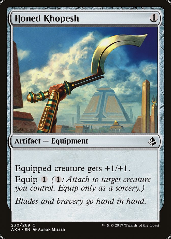 Honed Khopesh [Amonkhet] | Tables and Towers