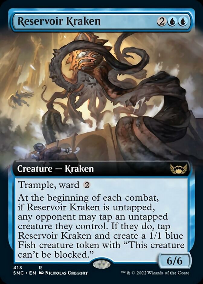 Reservoir Kraken (Extended Art) [Streets of New Capenna] | Tables and Towers