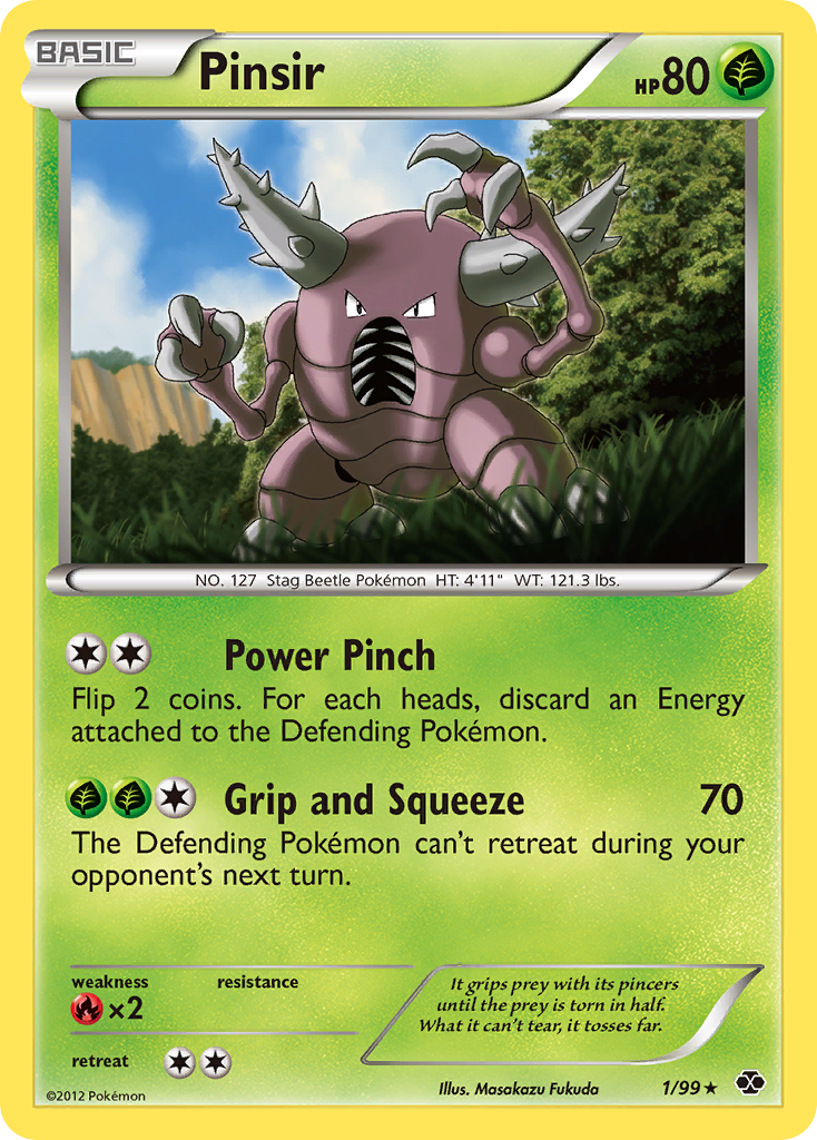 Pinsir (1/99) [Black & White: Next Destinies] | Tables and Towers