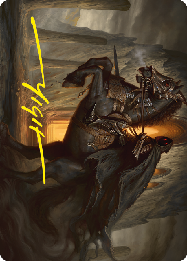 Nazgul Art Card (Gold-Stamped Signature) [The Lord of the Rings: Tales of Middle-earth Art Series] | Tables and Towers