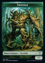 Treefolk // Spider Double-Sided Token [Streets of New Capenna Commander Tokens] | Tables and Towers