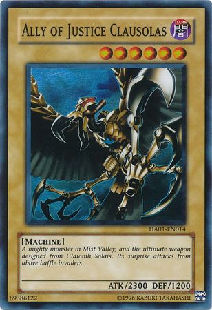 Ally of Justice Clausolas [HA01-EN014] Super Rare | Tables and Towers