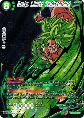 Broly, Limits Transcended (SPR) (BT6-060) [Destroyer Kings] | Tables and Towers