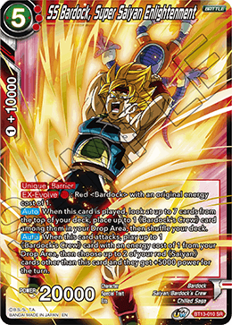 SS Bardock, Super Saiyan Enlightenment (BT13-010) [Supreme Rivalry] | Tables and Towers