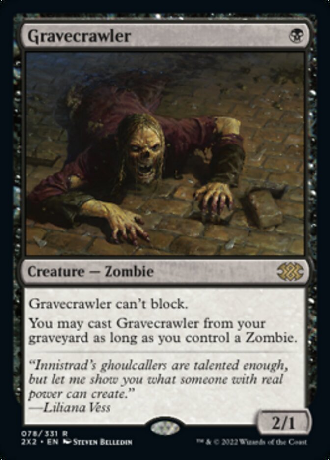 Gravecrawler [Double Masters 2022] | Tables and Towers